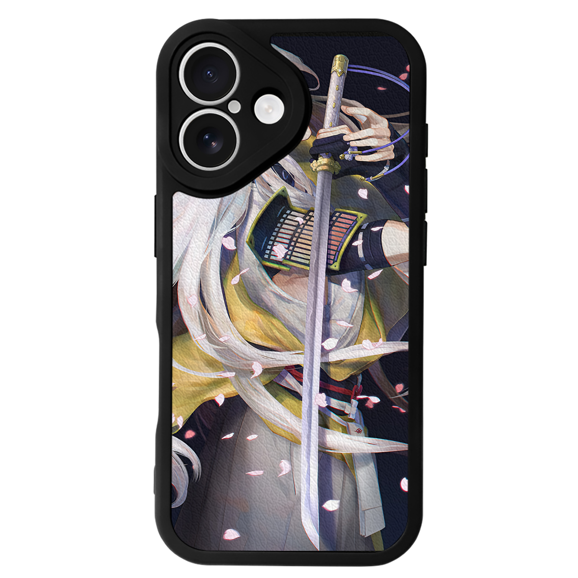 （画像用） 刀剣乱舞 Touken Ranbu 【iPhone 16シリーズ対応】シリコンスマホケース（レザー調） 材質：シリコン